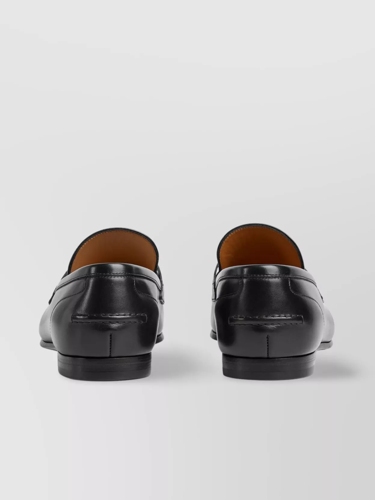 Gucci Leather Slip-On Loafers With Iconic Horsebit Detail