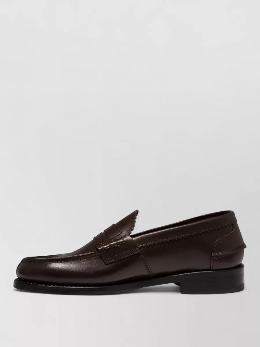 Saxone Of Scotland Leather Loafers