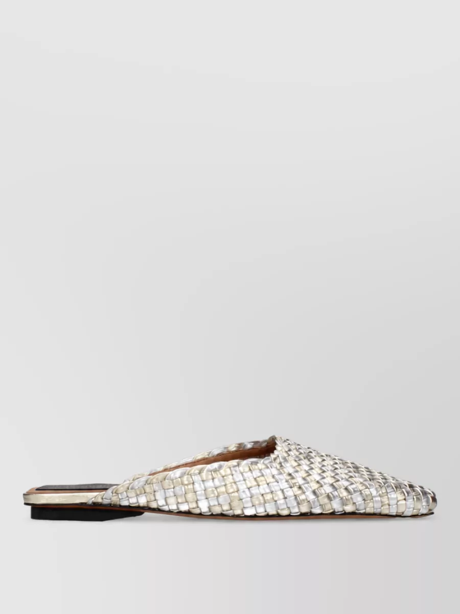Stella Mccartney Metallic Mules