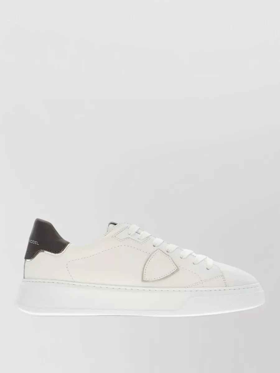 Philippe Model Leather Lace-Up Sneakers