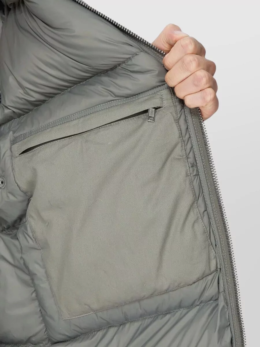 Rick Owens Padded Ribbed-Collar Puffer Jacket