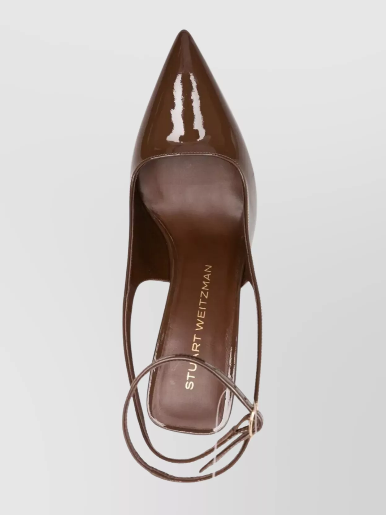 Stuart Weitzman Vinnie 85 Strap Pointed Toe Pump