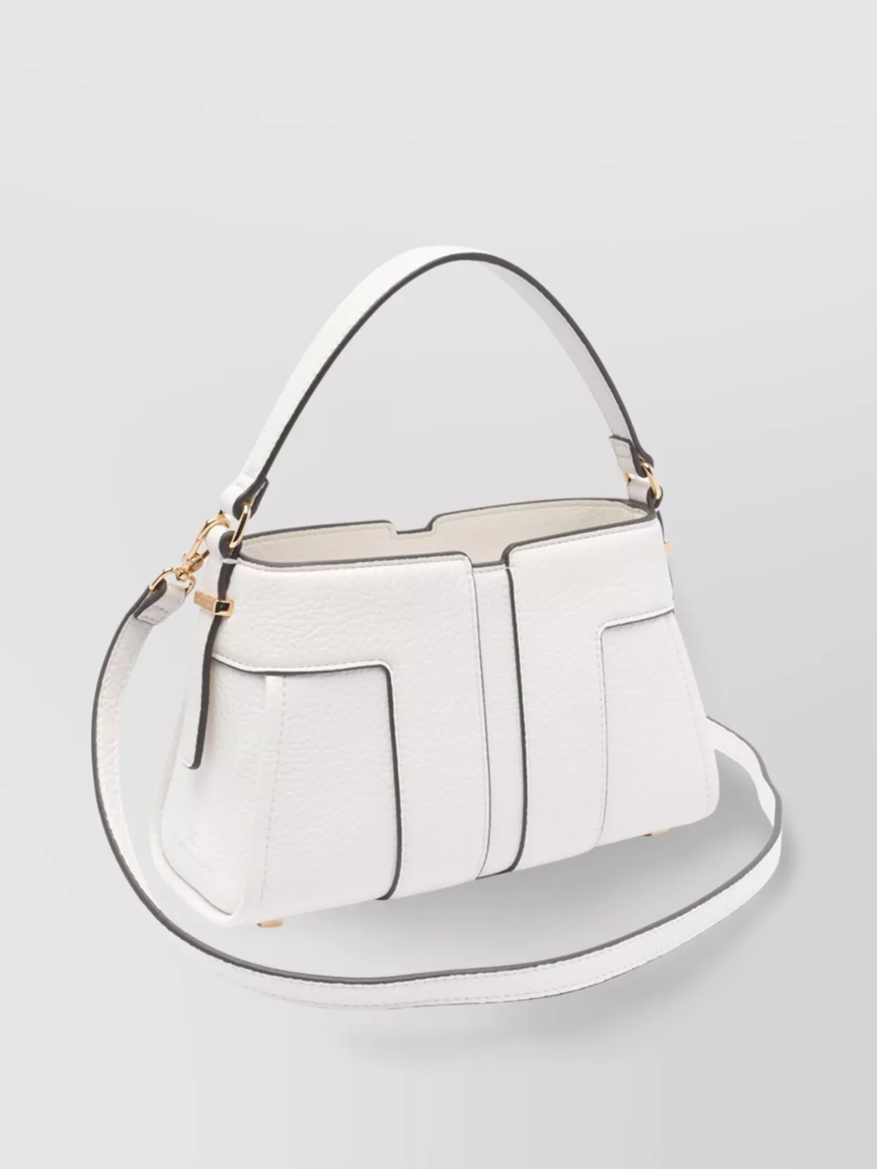 Shop Elisabetta Franchi Structured Top Handle Shoulder Bag