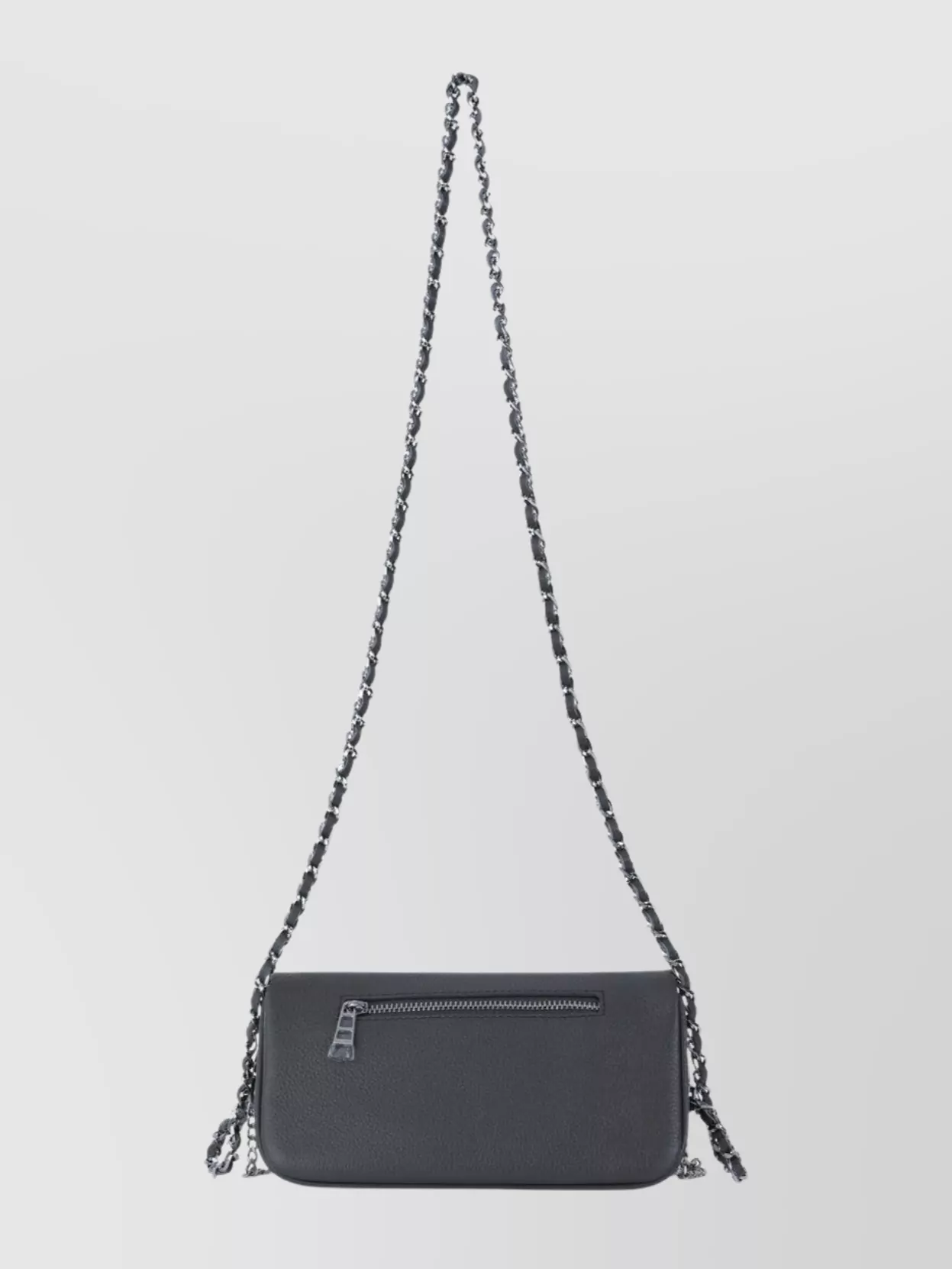Zadig & Voltaire Chain Strap Textured Shoulder Bag