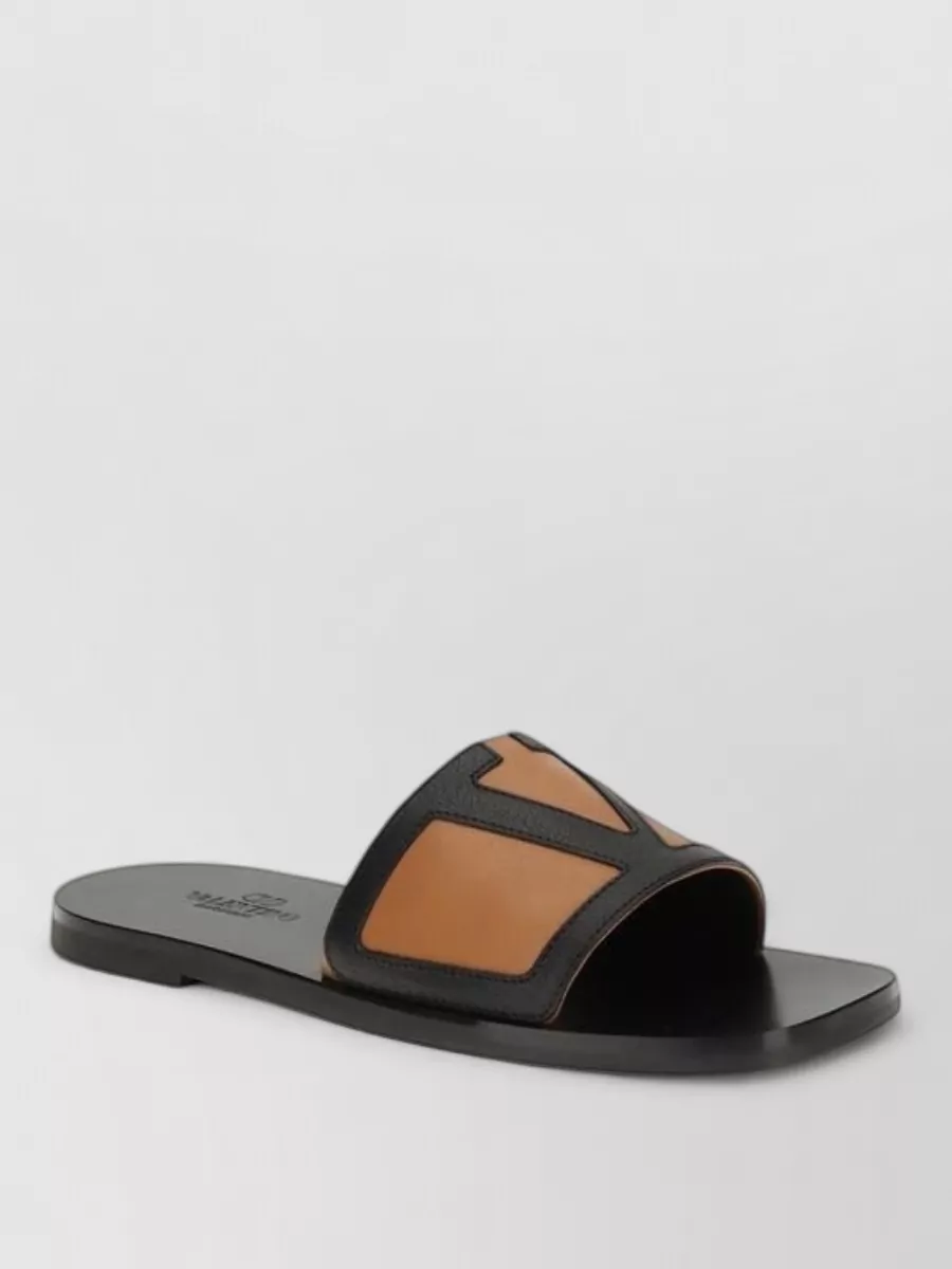Valentino Garavani leather flat sandals