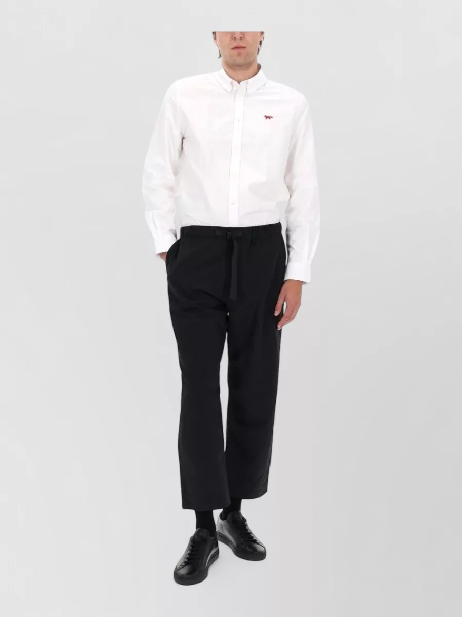 Maison Kitsuné cropped trousers