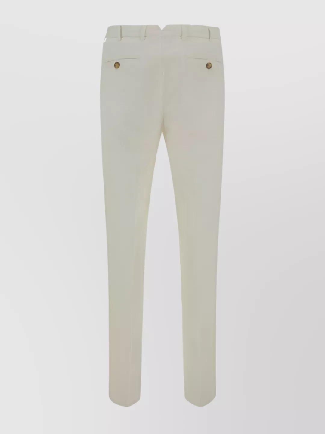 Shop Brunello Cucinelli Cotton Trousers Monochrome Pattern