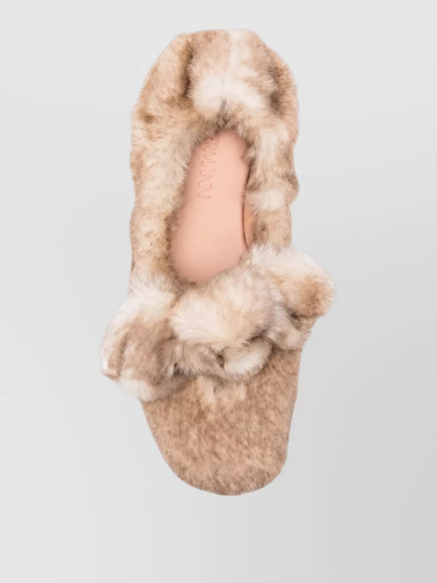 Zimmermann Shearling Carousel Slippers
