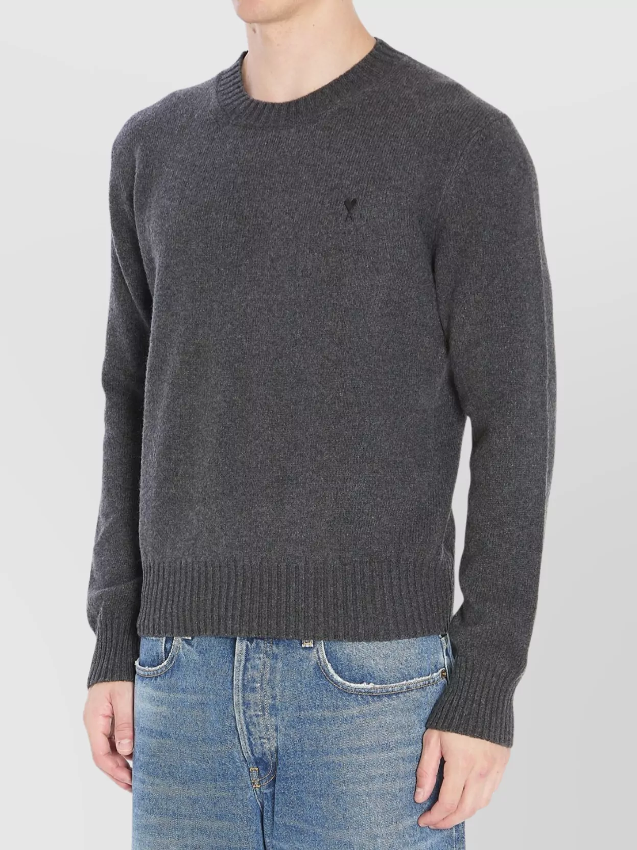 Ami Paris Heart Friend Crewneck Sweater