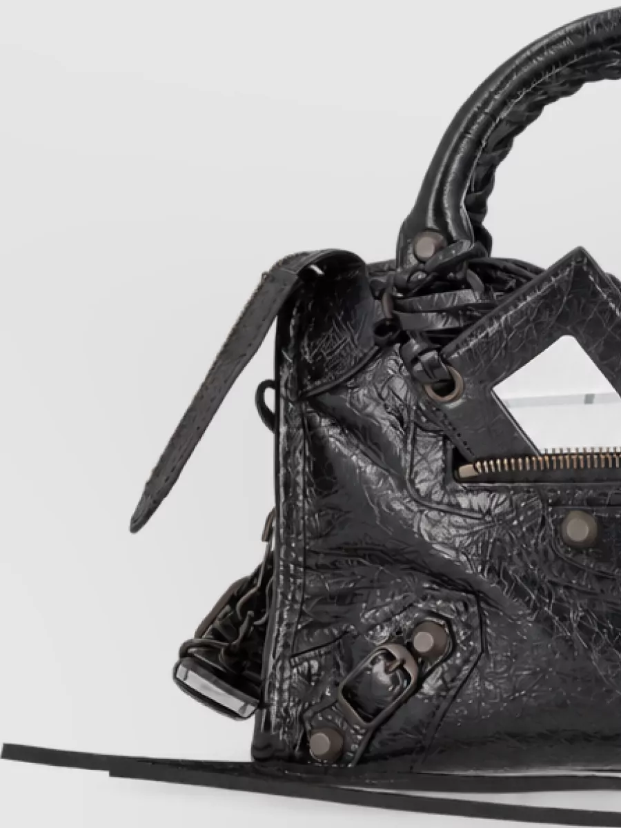Balenciaga Le City Mini Leather Shoulder Bag