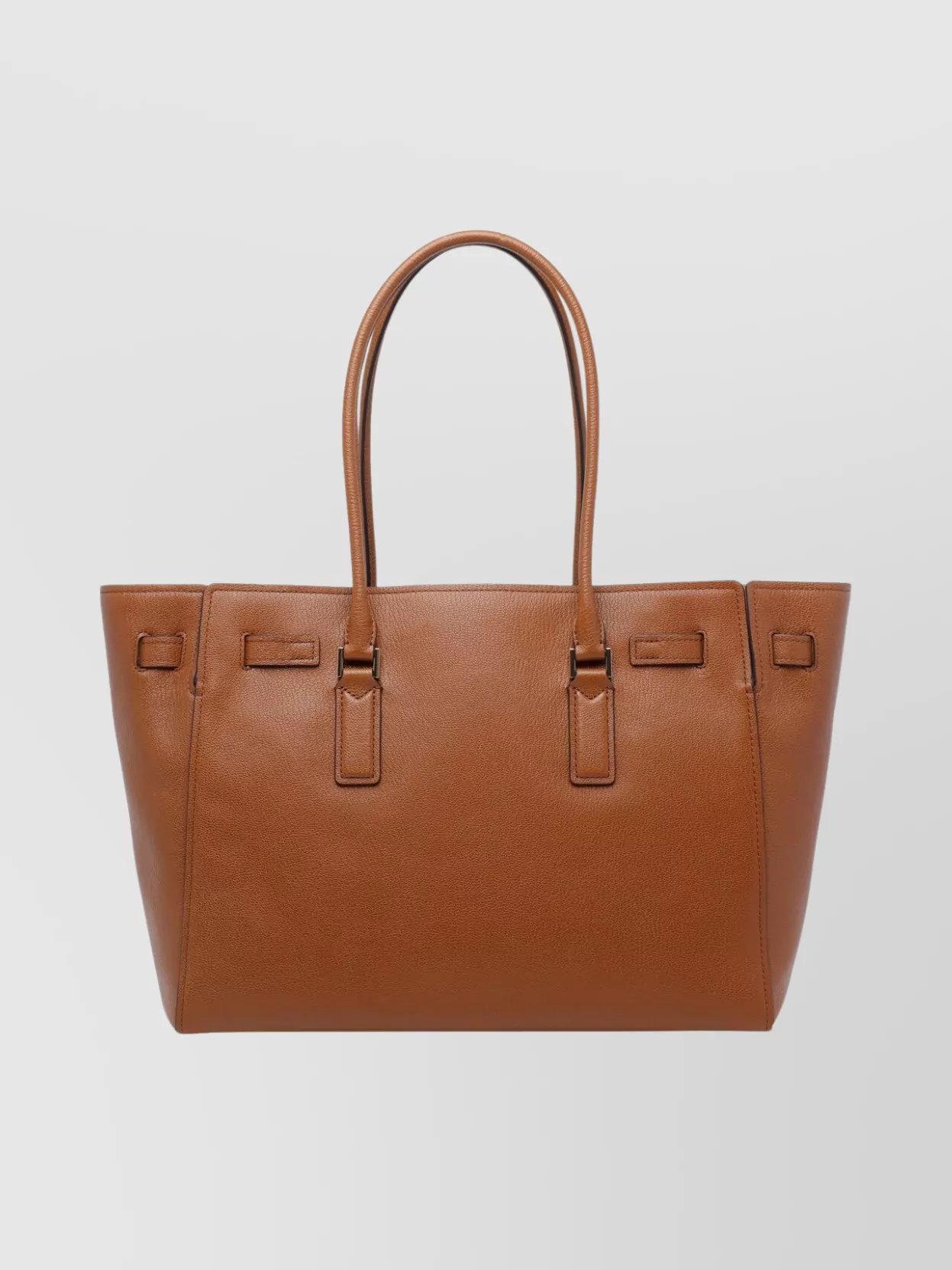 Michael Michael Kors Hamilton Large Leather Tote Bag In Brown