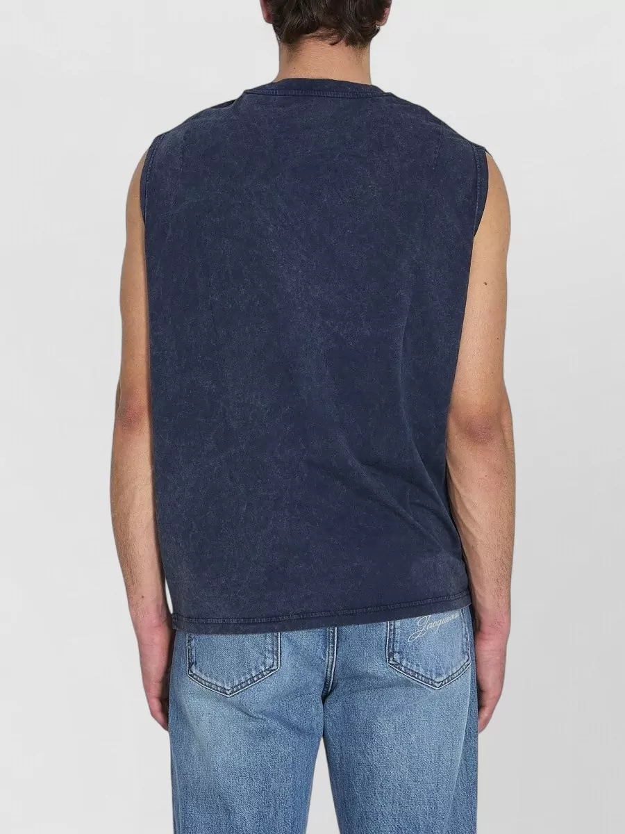 Off-White Bookish Cotton Sleeveless Top Oversized Fit