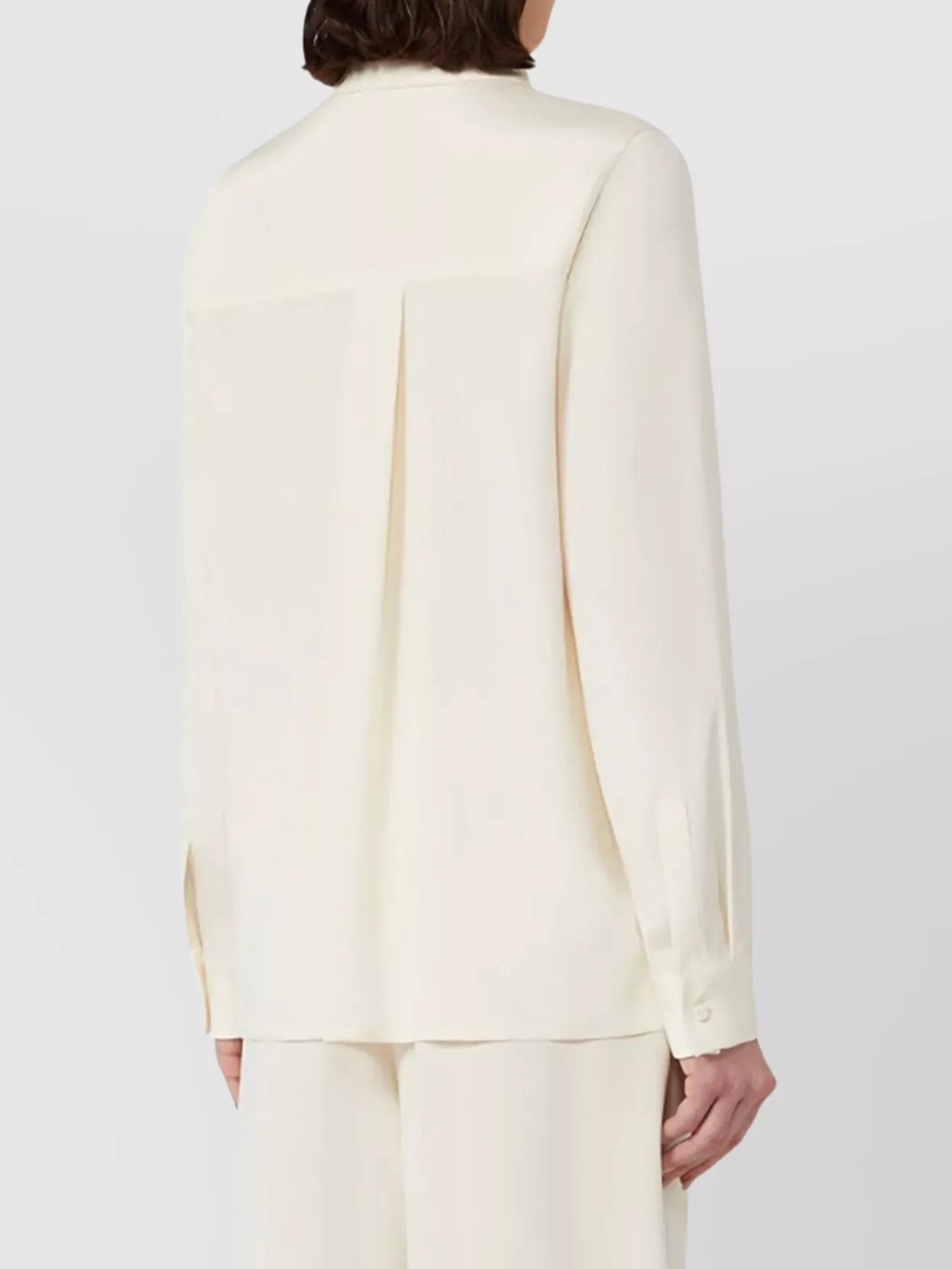 Max Mara Top With Front Stitch Pattern And Long Sleeves