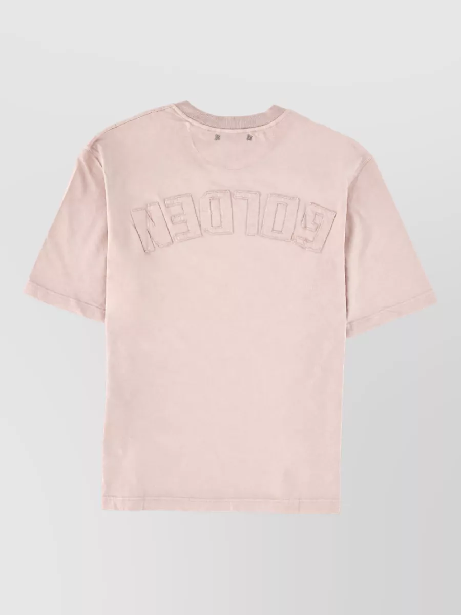 Golden Goose Logo Crew Neck Short Sleeve Top