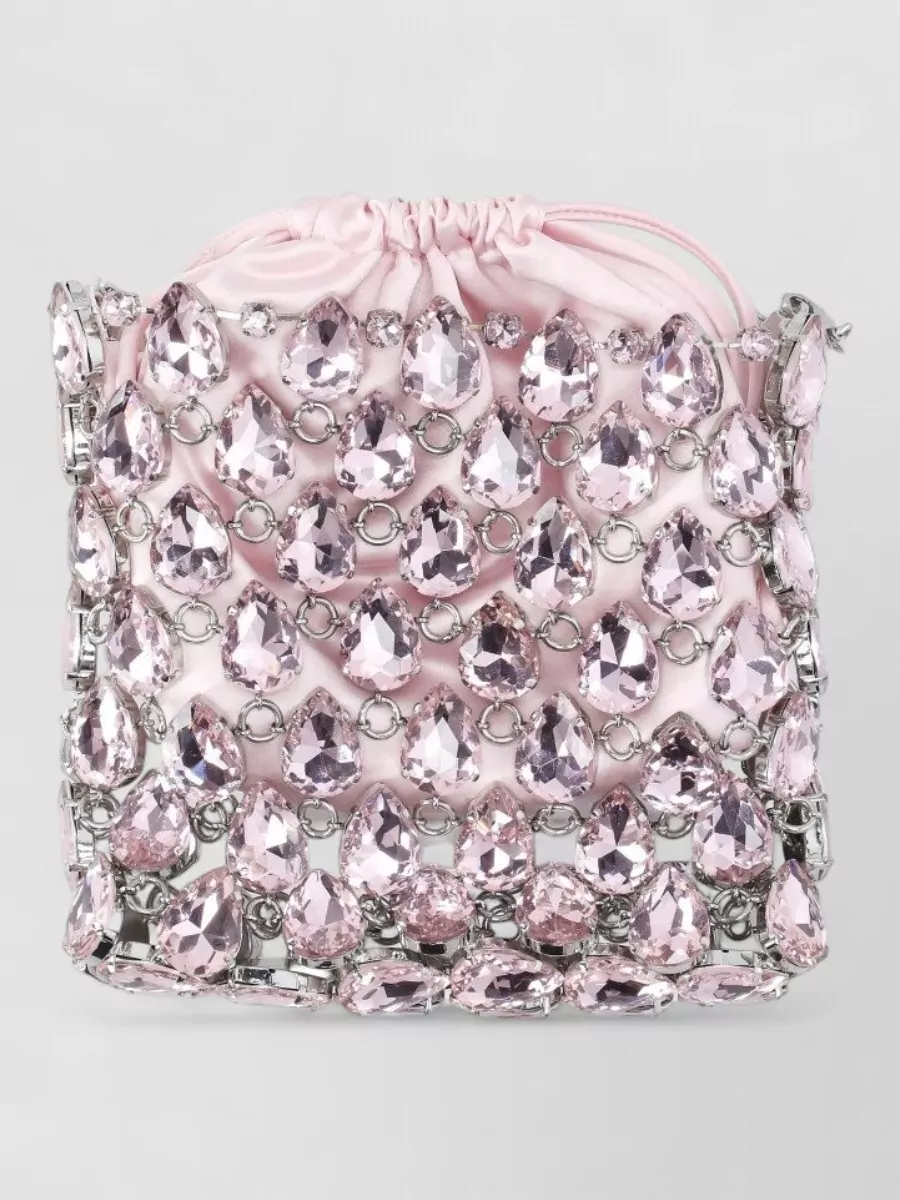 Self-Portrait Diamante Mini Clutch Bag