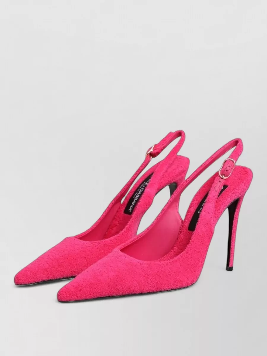 Dolce&Gabbana Cotton Slingback Sandals