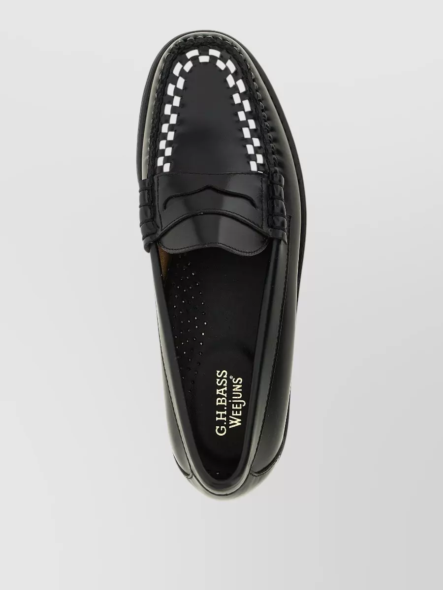 G.h. Bass Leather Weave Loafers