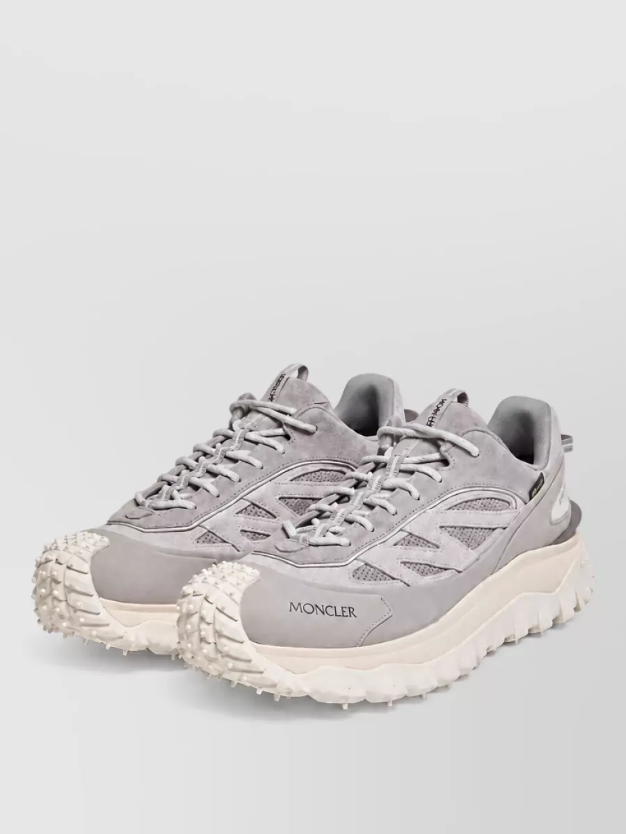 Moncler leather low-top sneakers