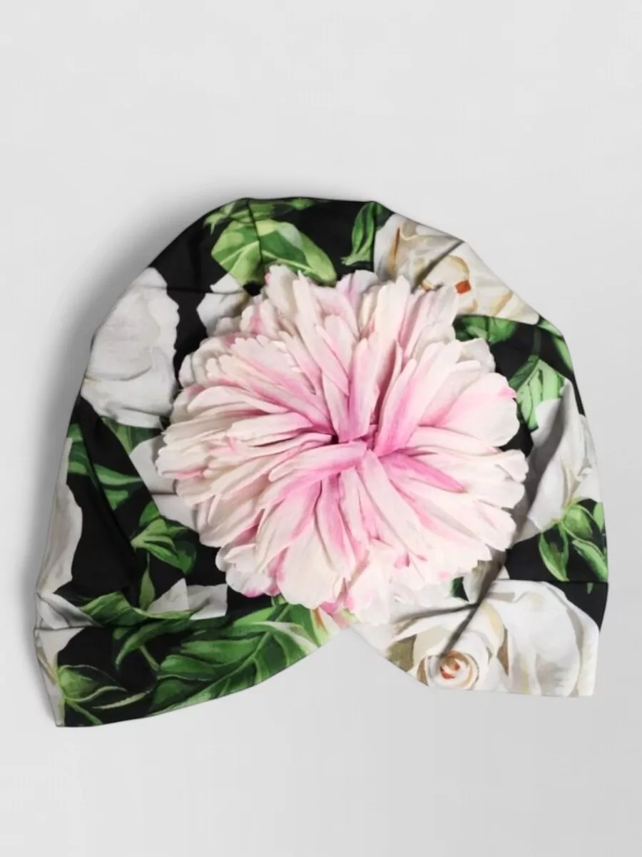 Dolce&Gabbana silk floral-print turban headband