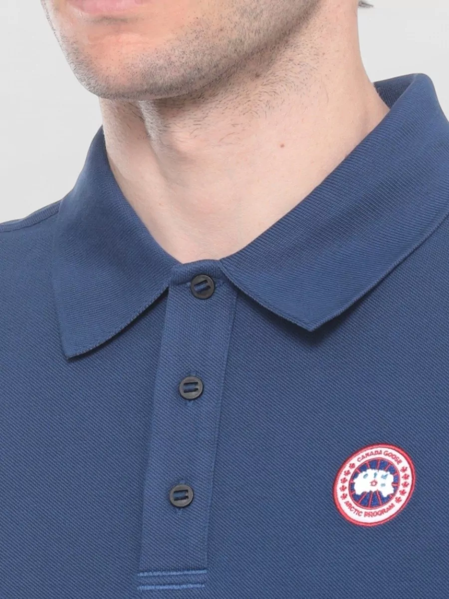 Canada Goose Cotton Short-Sleeve Polo Shirt