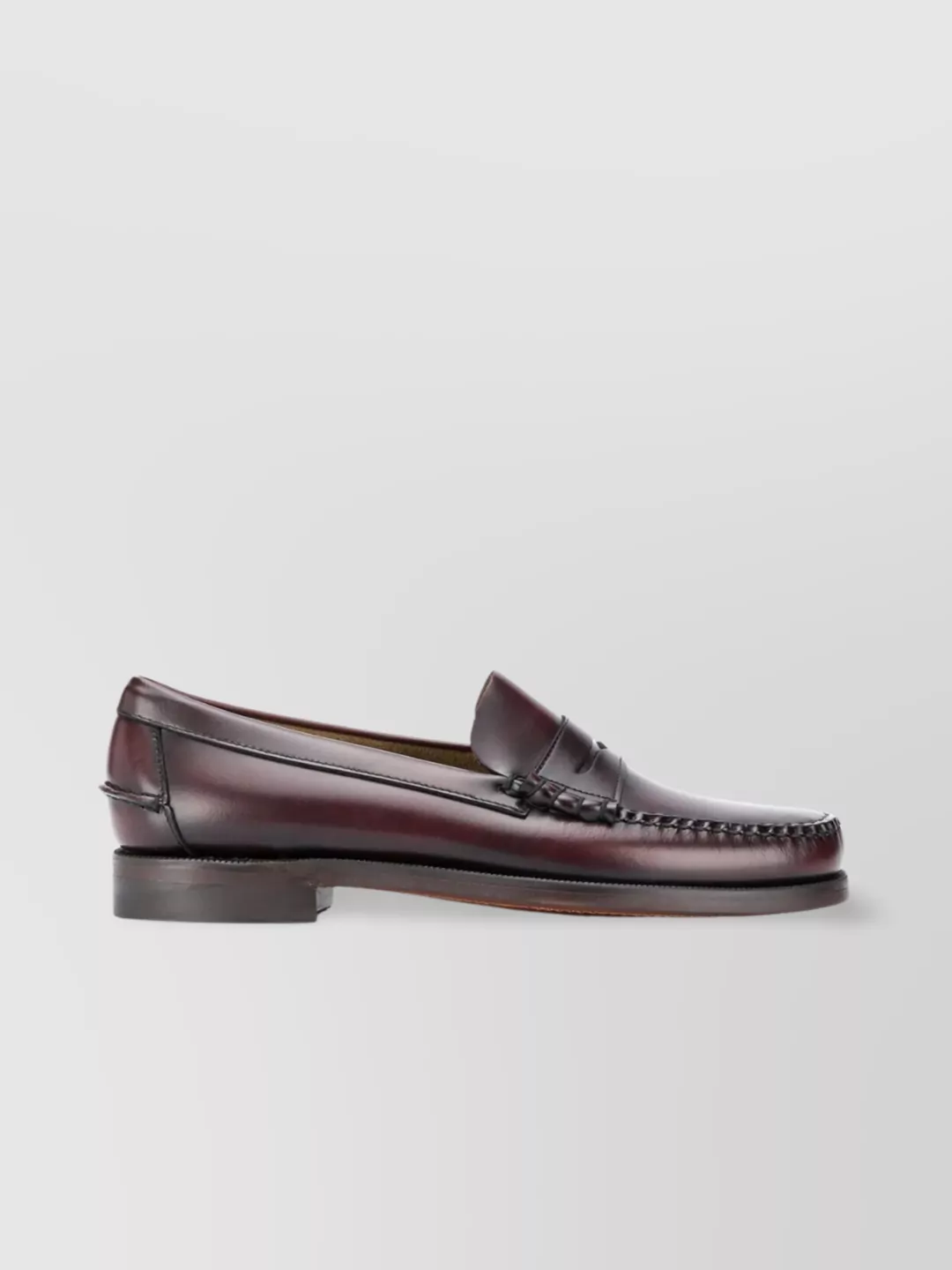 Sebago Leather Sole Loafer Penny Strap