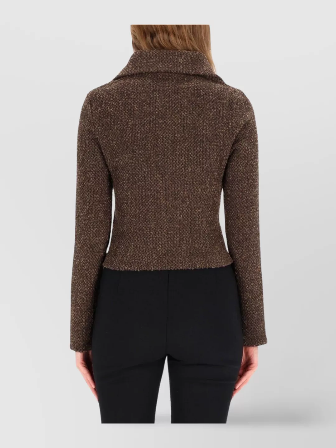 Our Legacy Textured Knitwear With High Collar And Long Sleeves