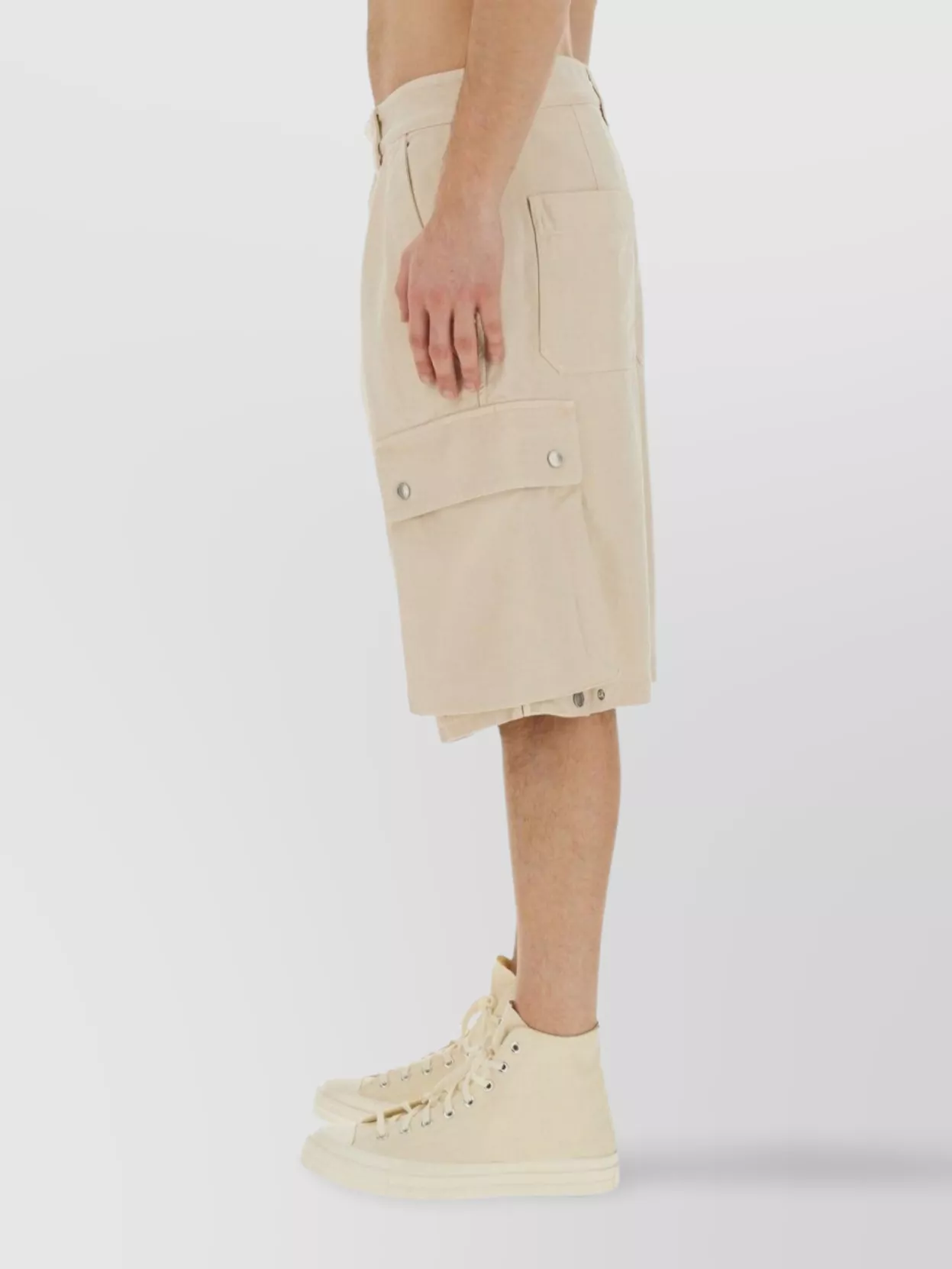 Isabel Marant Knee Length Cargo Pockets Shorts