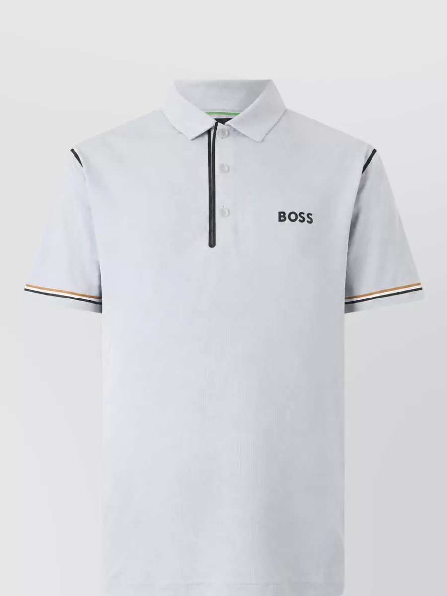 Boss short-sleeve polo shirt