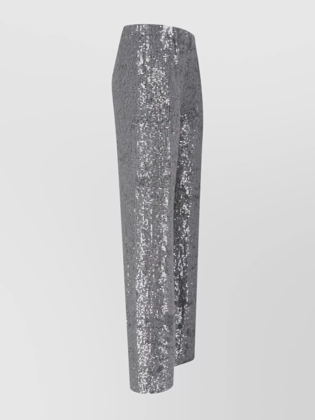P.a.r.o.s.h Wide Leg Trousers Sequin Detail In Gray