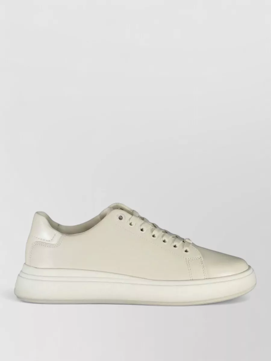 Calvin Klein Leather Low-Top Sneakers