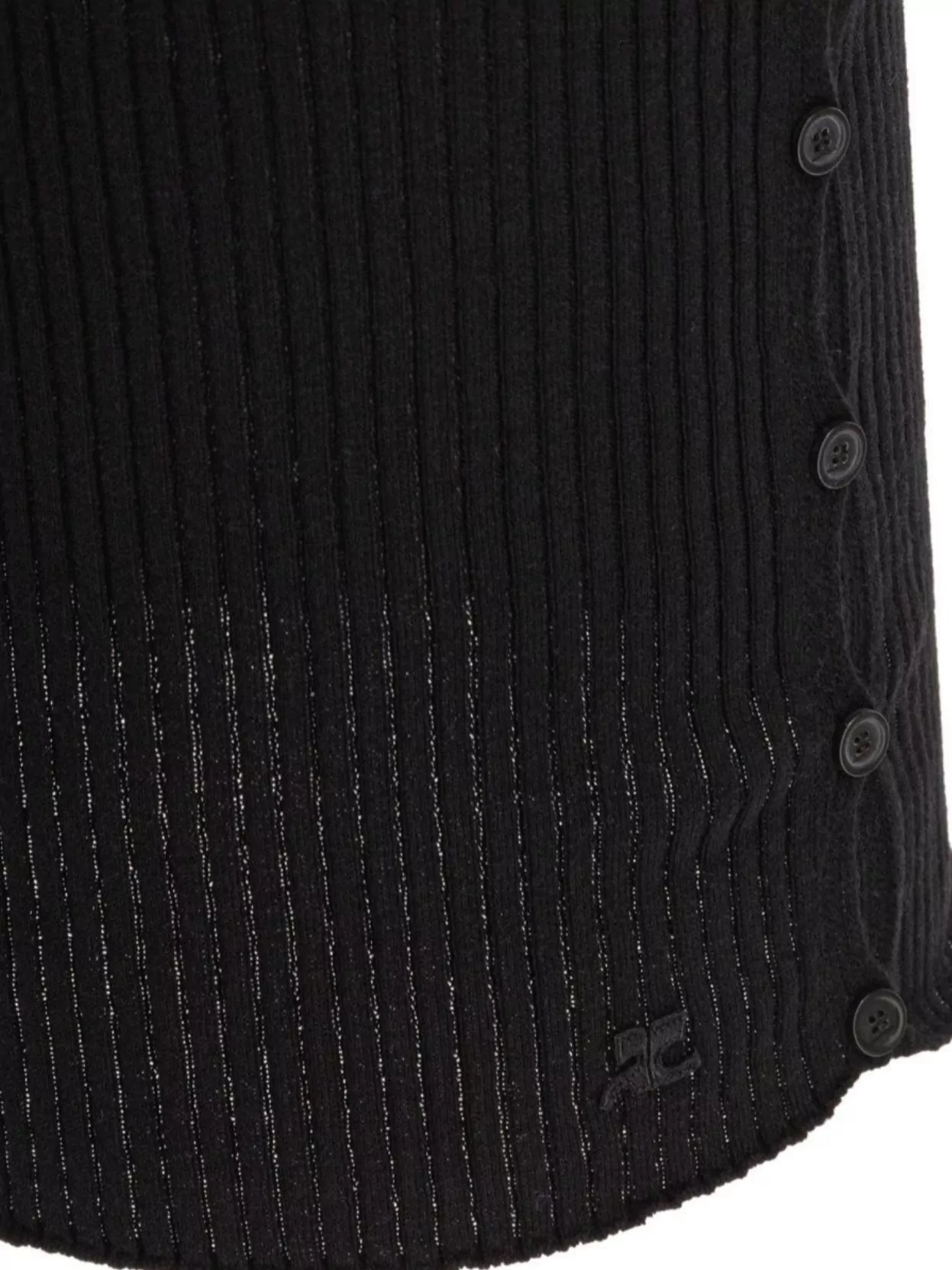 COURRÈGES SKIRTS FEATURING BUTTON DETAILING AND ELASTIC WAISTBAND