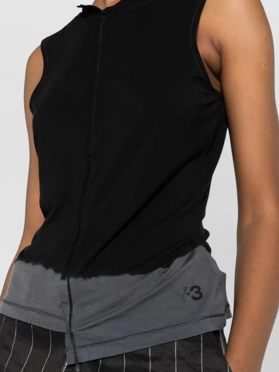 Y-3 Asymmetric Sleeveless Tank Top