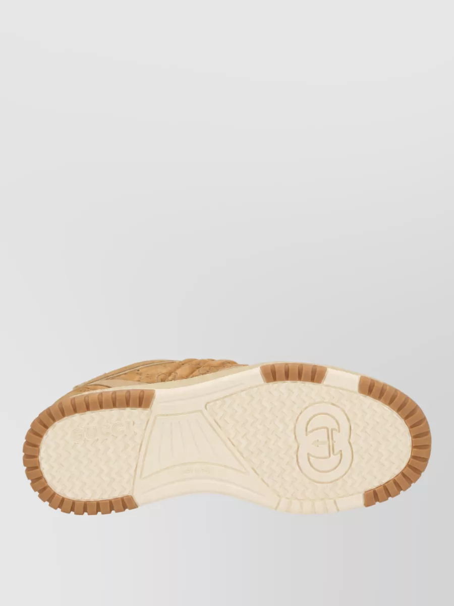 Gucci Leather Low-Top Sneakers