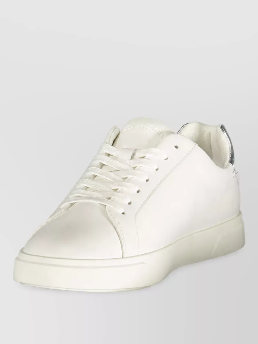 Calvin Klein leather low top sneakers