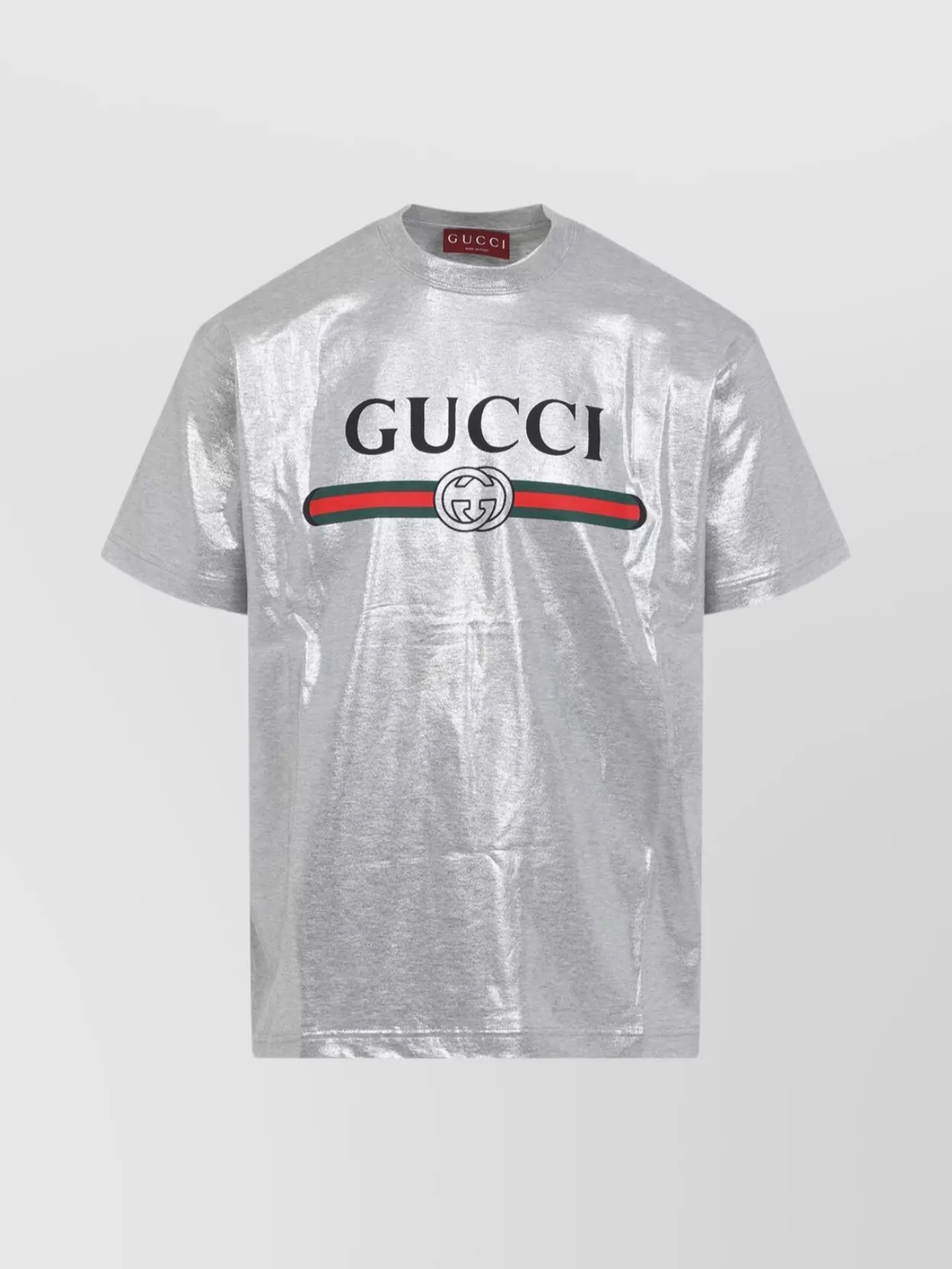 Gucci Metallic Cotton Lame T-shirt