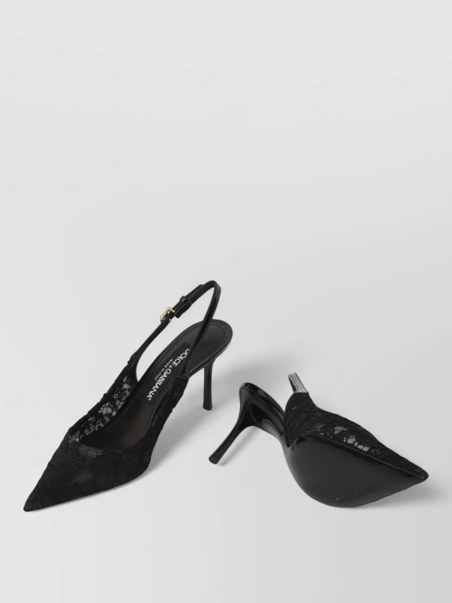 Dolce&Gabbana Lace Slingback Pumps