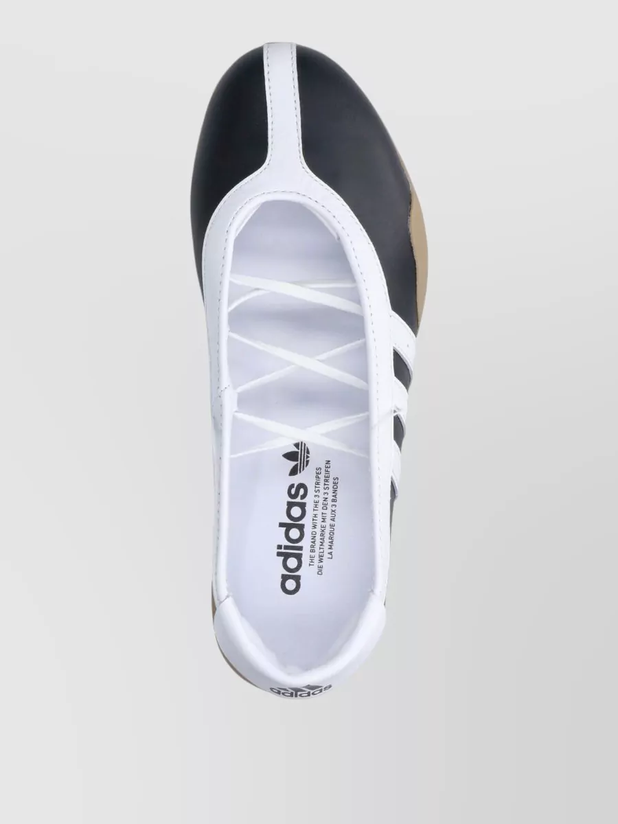 Adidas Leather Low Top Lace-Up Sneakers