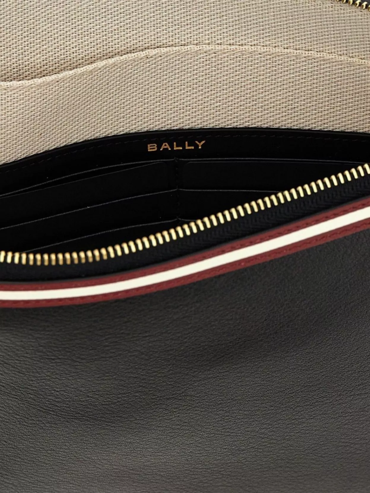 Bally "Wristlet Code" Clutch Wrist Strap