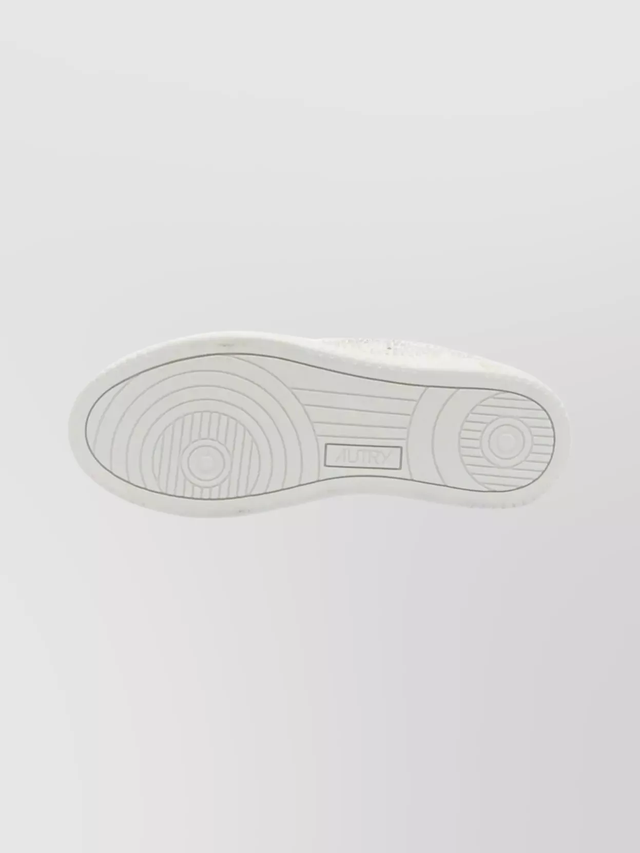 Autry Rhinestone Low Sneakers Worn Effect In Gray