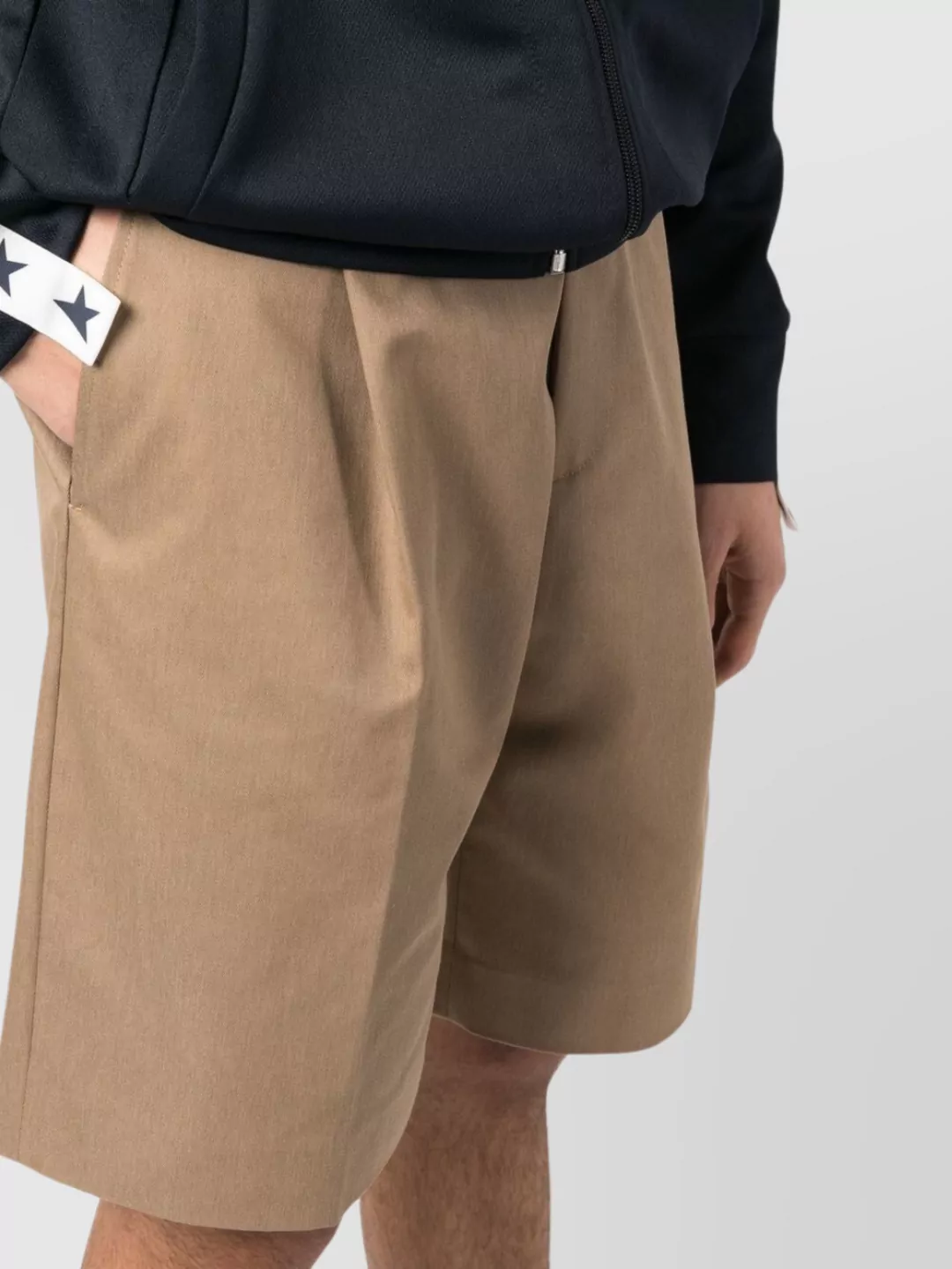 Golden Goose Pleated Wide Leg Shorts