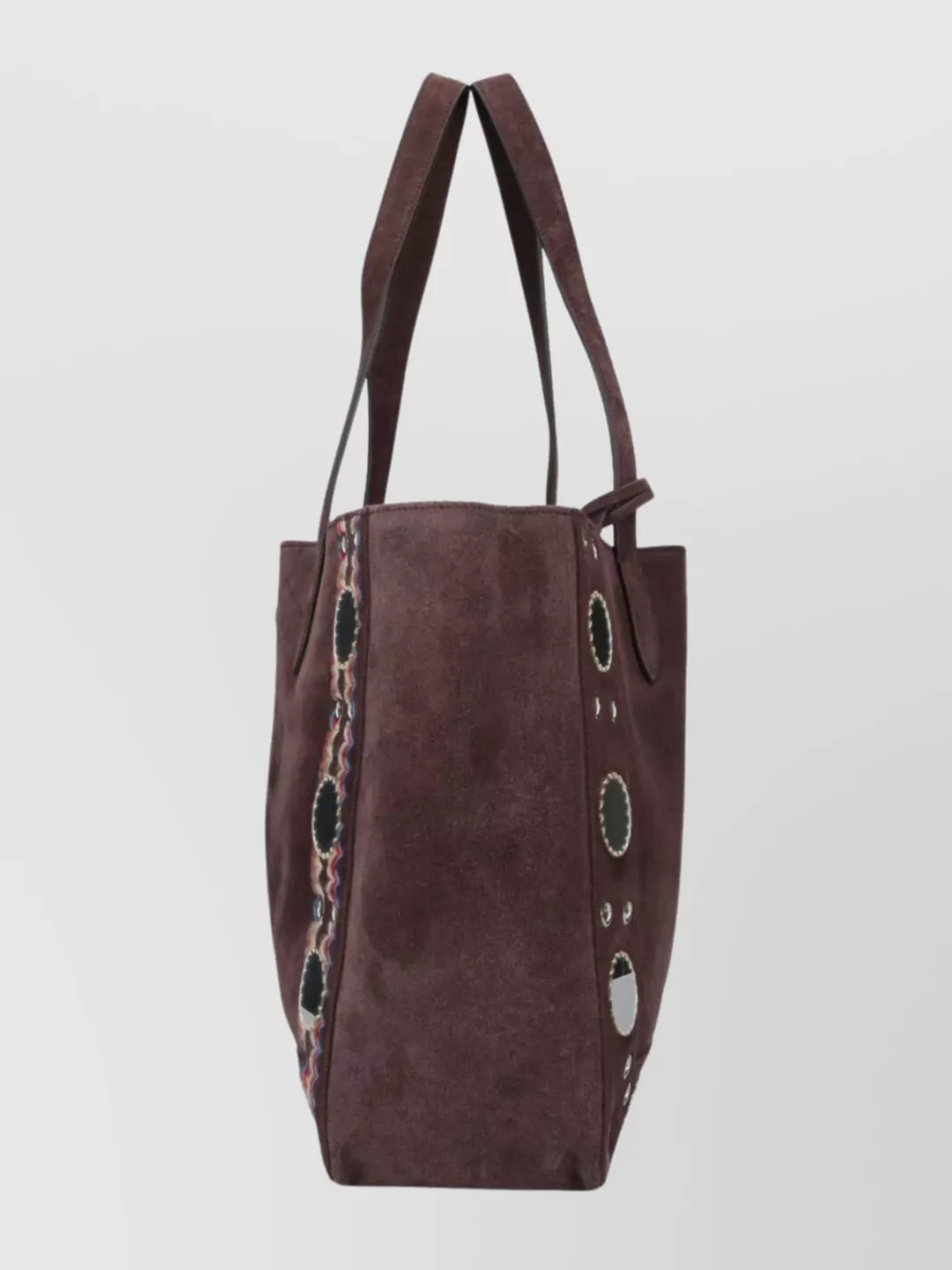 Valentino Garavani Suede Tote Bag Dual Handles