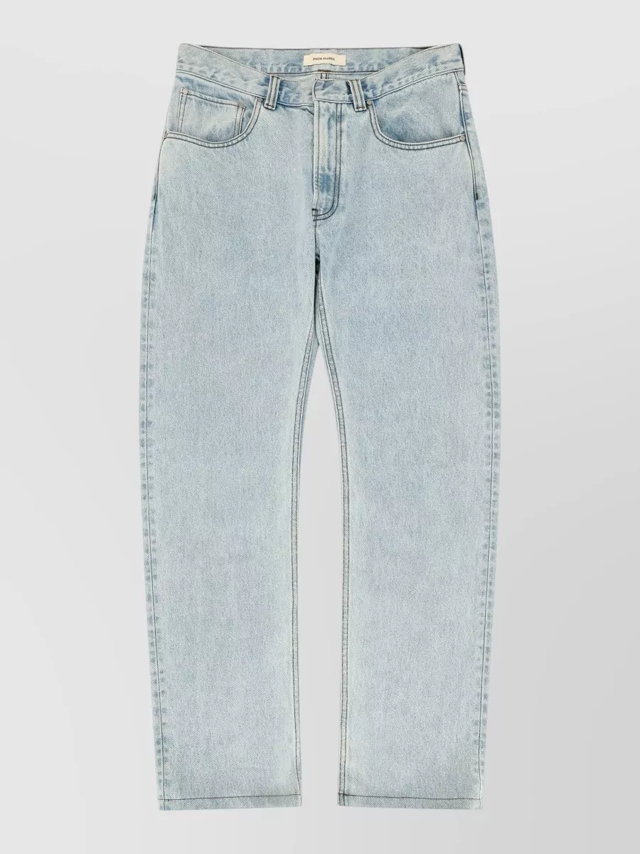Entire Studios denim straight-leg jeans