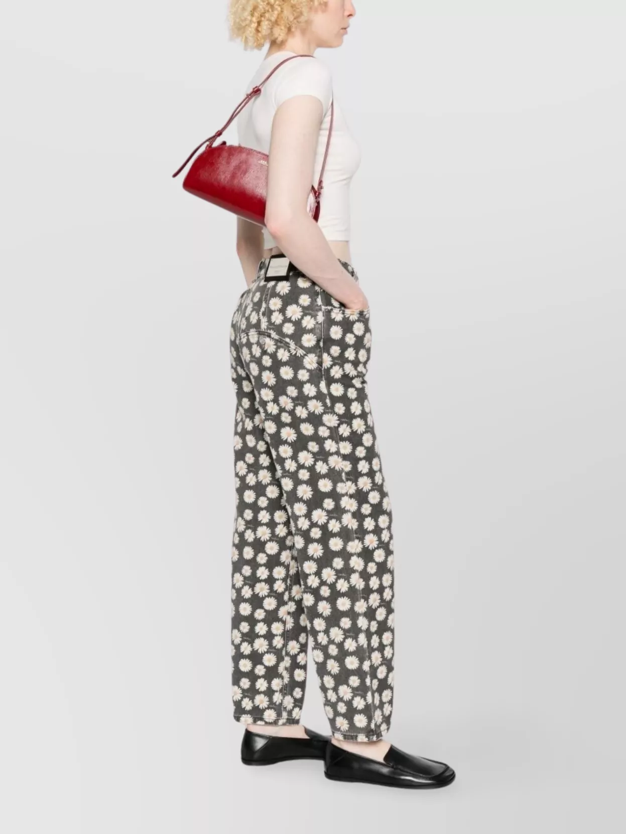 Apc Adjustable Strap Crescent Shoulder Bag