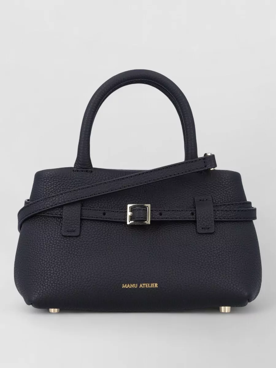 Manu Atelier Small leather shoulder bag