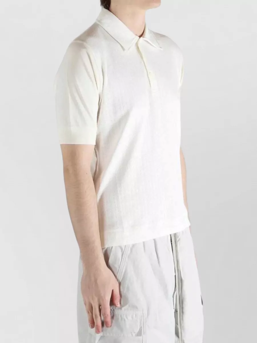 Dries Van Noten Short-Sleeve Polo Shirt