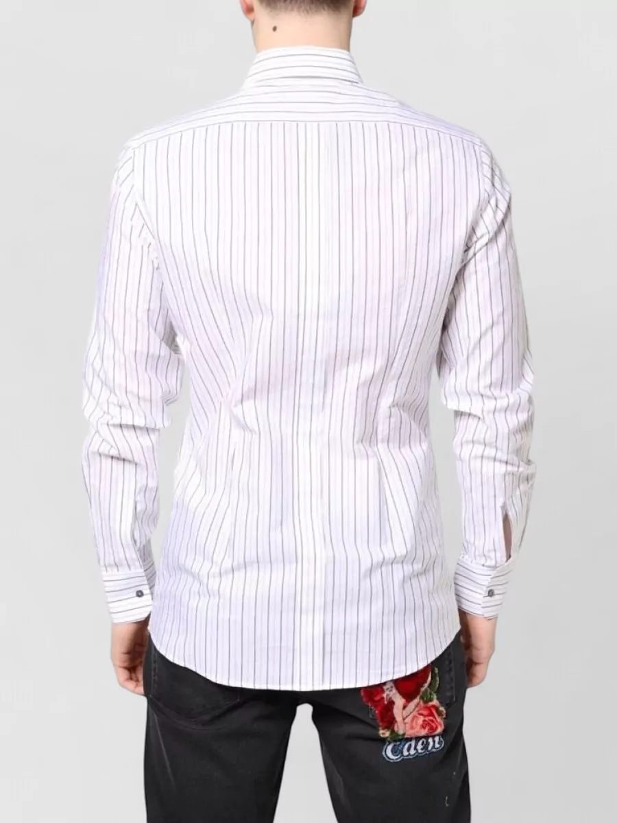 Dolce&Gabbana Striped Cotton Formal Dress Shirt