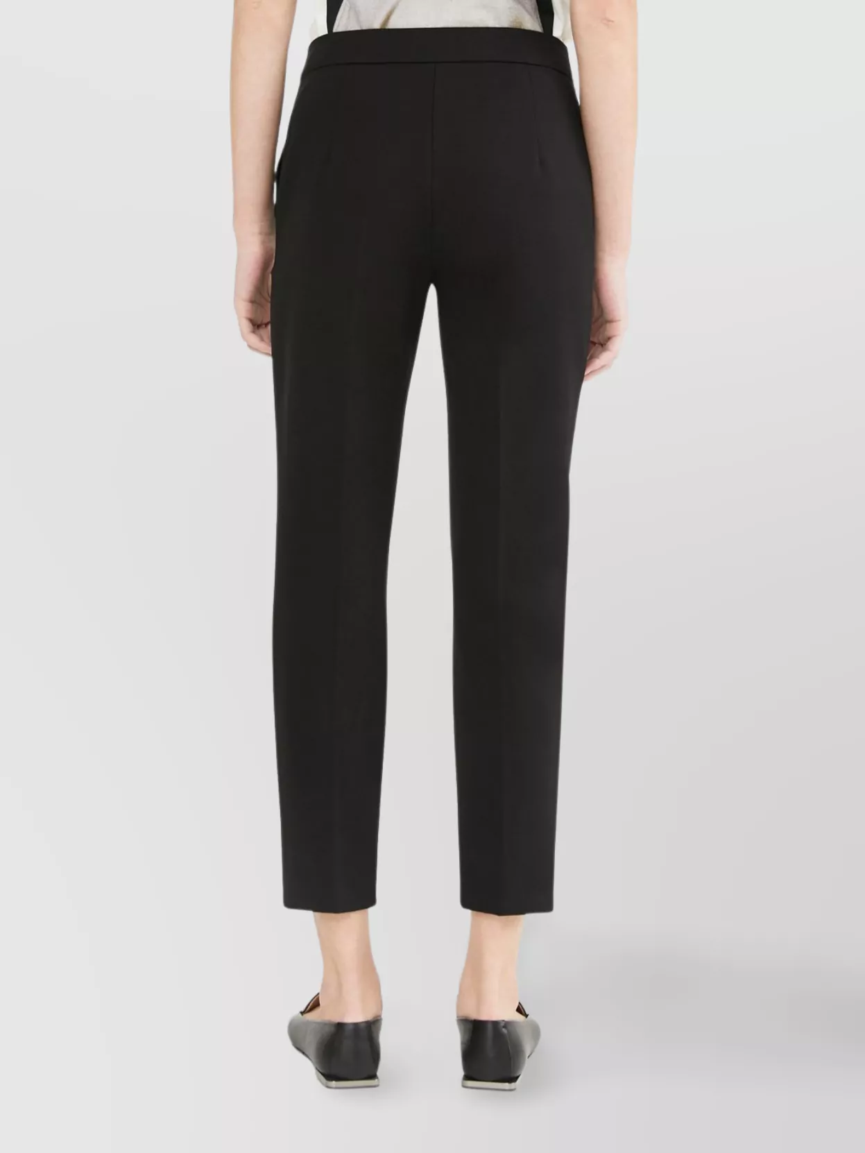 Max Mara Tailored Trousers With Belt Loops And Pockets