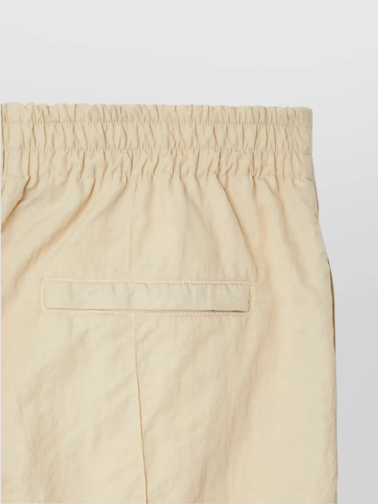 Burberry Elastic Waistband Trousers With Cuffs And Pockets