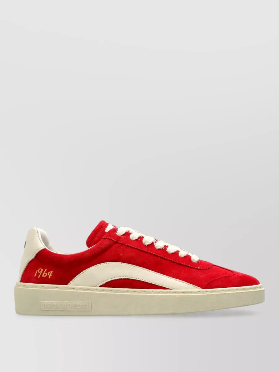 Dsquared2 Leather Lace-Up Sneakers