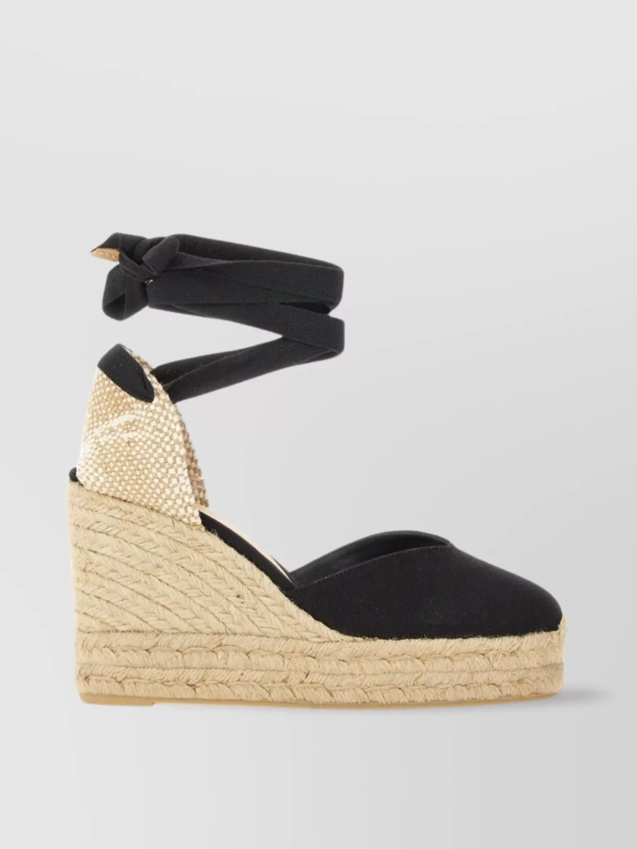 Castaã±er Tina Open Heel Peep Toe Wedge Espadrille